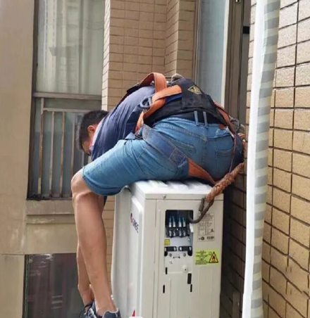 石棉空调移机